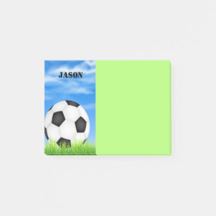 Post-it® billet de balle de football personnalisé il note p