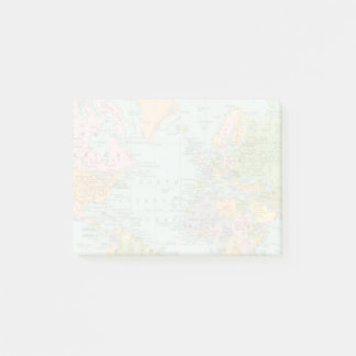 Post-it® Billets de la carte du monde
