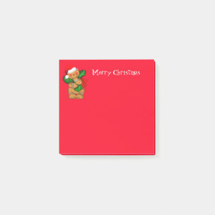 Post-it® Billets de vacances à Gingerbread Homme