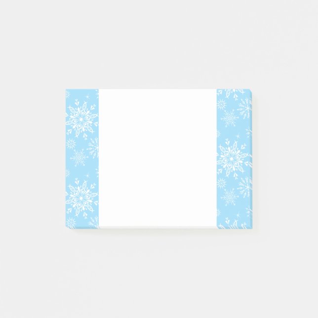 Post-it® Billets de vacances-Snowflakes (Devant)