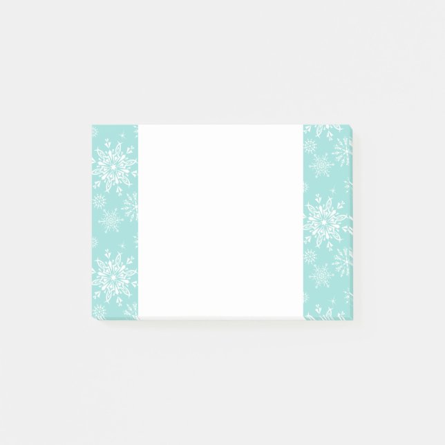 Post-it® Billets de vacances-Snowflakes (Devant)