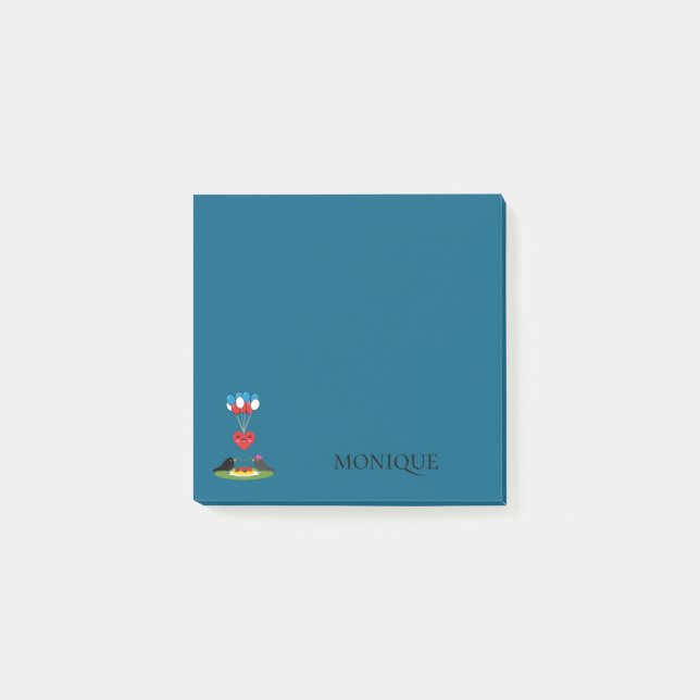 Post-it® Blackbird's Spaghetti Meatballs Valentine's Date (Devant)