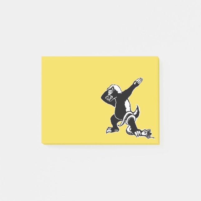 Post-it® Blaireau de miel tamponnant (Devant)