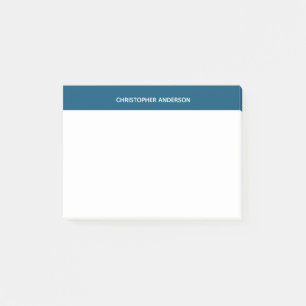 Post-it® Blanc et bleu personnalisés