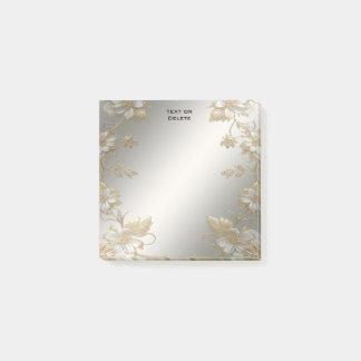 Post-it® Blanc Floral or Ornate Post it Notes