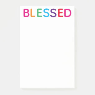 Post-it® Blessed Bright Multicolore 4 x 6