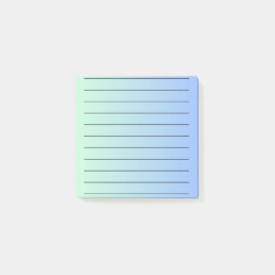 Post-it® Bleu Dégradé élégant papeterie Vibrant