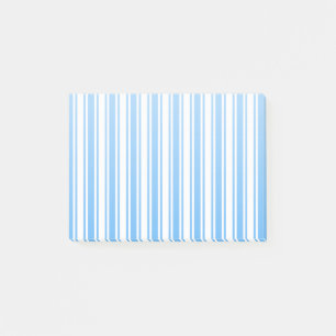 Post-it® Bleu et blanc rayures de bonbons