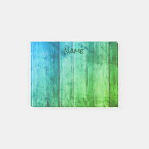 Post-it® Bleu et vert frais