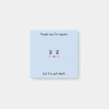 Bleu Funny Post-it Notes