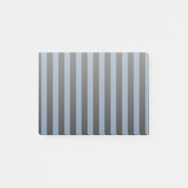 Post-it® Bleu gris et noir rayures