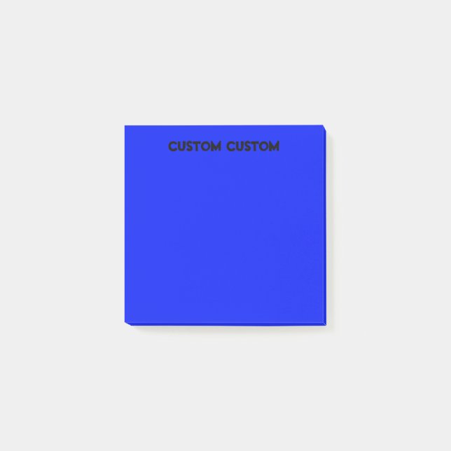 Post-it® Bleu profond (Devant)