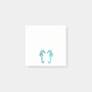 Post-it® Bleu Seahorses dessin art Post-it Notes