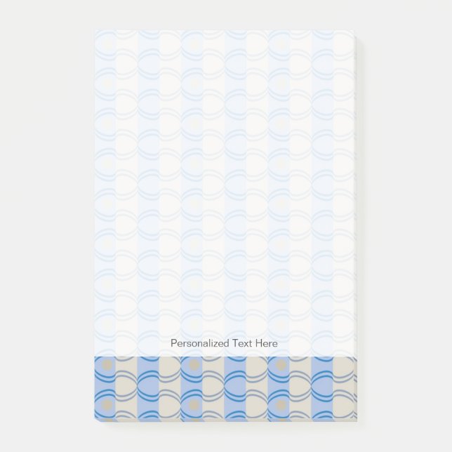 Post-it® Bleu Stock Candystripe (Devant)