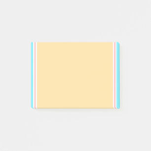 Post-it® Bleu tendance rose Jaune Blanc Élégant Blanc moder