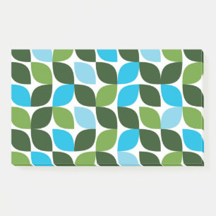 Post-it® Bleu, vert, cool, tendance, nature moderne abstrai