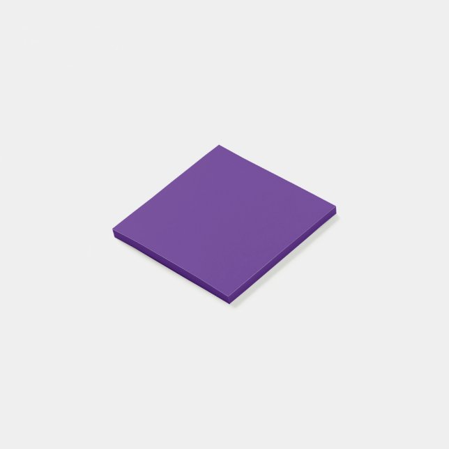 Post-it® Bleu-violet (roue de couleur) (couleur solide) (Incliné)