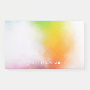 Post-it® Bleu violet vert rouge orange jaune Modèle
