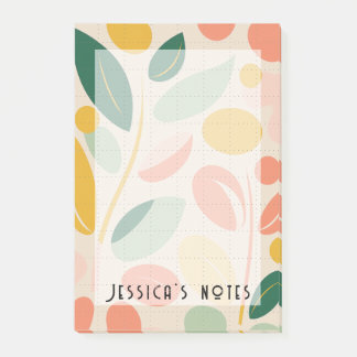 Post-it® Bloc-notes abstrait d'inspiration rétrospective
