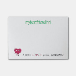 Post-it® Bloc - notes collant d'amour