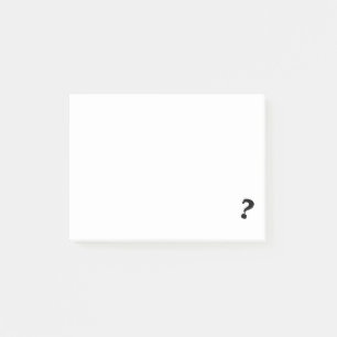 Post-it® Bloc-notes de point d'interrogation