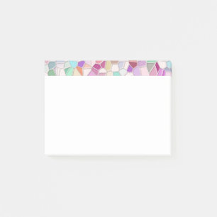 Post-it® Bloc-notes en verre coupé blanc