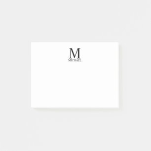 Post-it® Bloc-notes monographique et nom personnalisé