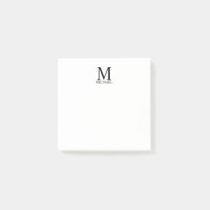 Post-it® Bloc-notes monographique et nom personnalisé