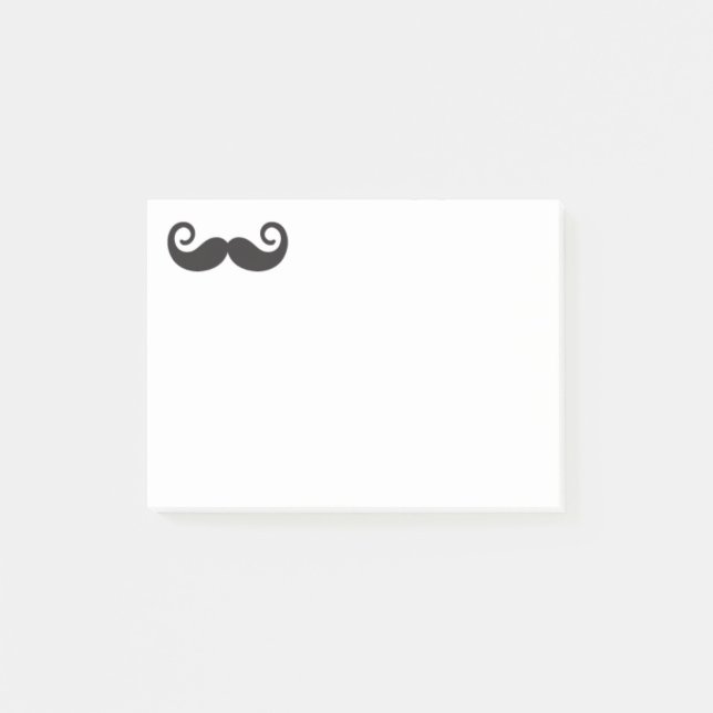 Post-it® Bloc-notes Moustache (Devant)