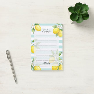 Post-it® Bloc-notes personnalisé aux citrons