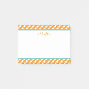 Post-it® Bloc-notes personnalisé En vichy