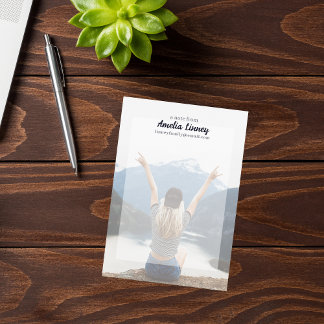 Post-it® Bloc-notes personnalisé photo de voyage