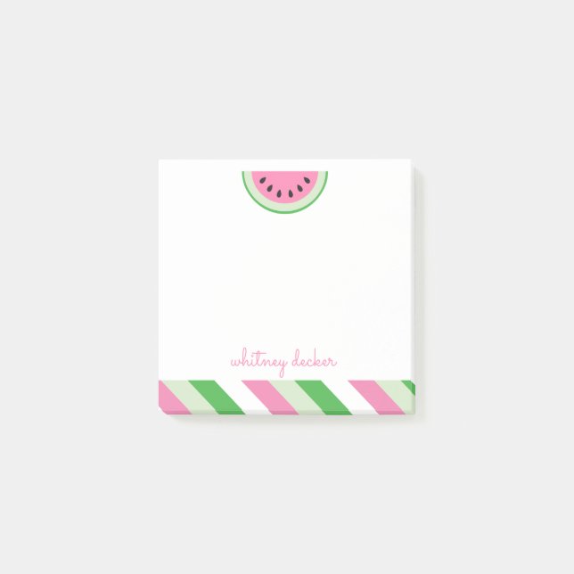 Post-it® Bloc-notes personnalisé pour pastèque (Devant)