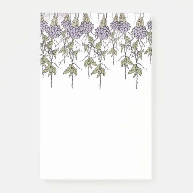 Post-it® Bloc-notes Purple Vines (Devant)