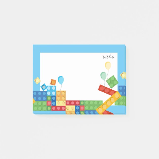 Post-it® blocs de construction, bloc, brique de jouets (Devant)