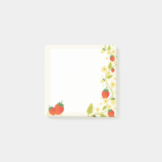 Post-it® Blocs-notes mémo mignons en forme de fraise