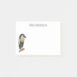 Post-it® Boat-billed heron bird cartoon