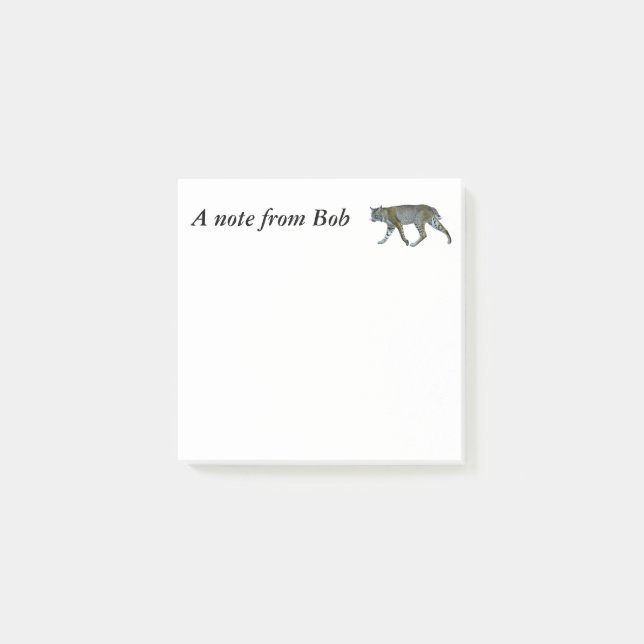Post-it® Bobcat (Devant)