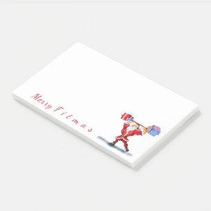 Post-it® Bodybuilder Père Noël Funny Christmas Sticks Notes