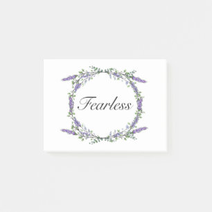 Post-it® Boho aquarelle Lavande Eucalyptus sans peur