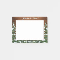 Bois enneigé & Pays forestier Épinette personnalis