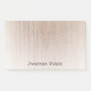 Post-it® Bois look élégant Modèle Trendy Distressed Text