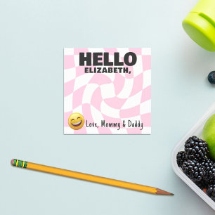 Post-it® Boîte à lunch pour garçon personnalisée Note Retro
