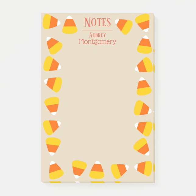 Post-it® Bonbons au maïs | personnalisé (Devant)