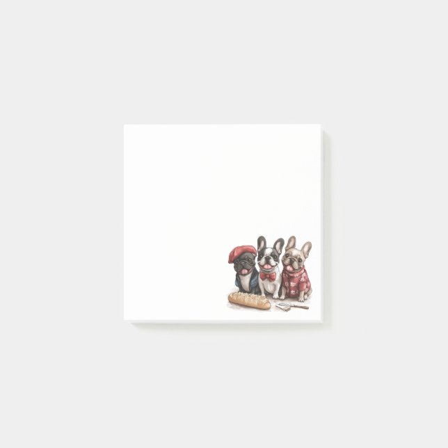 Post-it® Bonjour French Bulldogs (Devant)