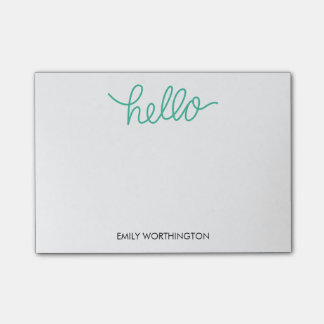 Post-it® Bonjour notes faites sur commande de Courrier-it®