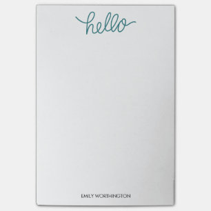 Post-it® Bonjour notes faites sur commande de Courrier-it®