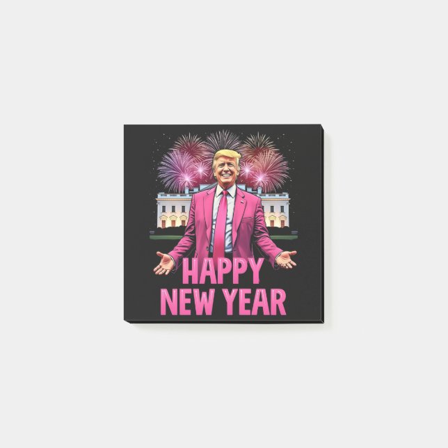 Post-it® Bonne année Eve Trump Résolution 2025 (Devant)