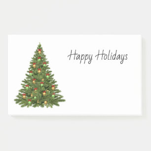 Post-it® Bonnes fêtes arbre de Noël de fête