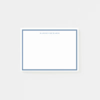 Bordure bleu marine légère Basique Personnalisé